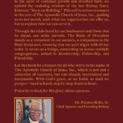 Book of Discipline and The By-Laws of The ACOJ Book of Discipline and The By-Laws of The ACOJ